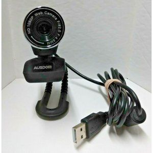 AUSDOM AW615 1080p PC WebCam 12MP with‎ Built-in Mic